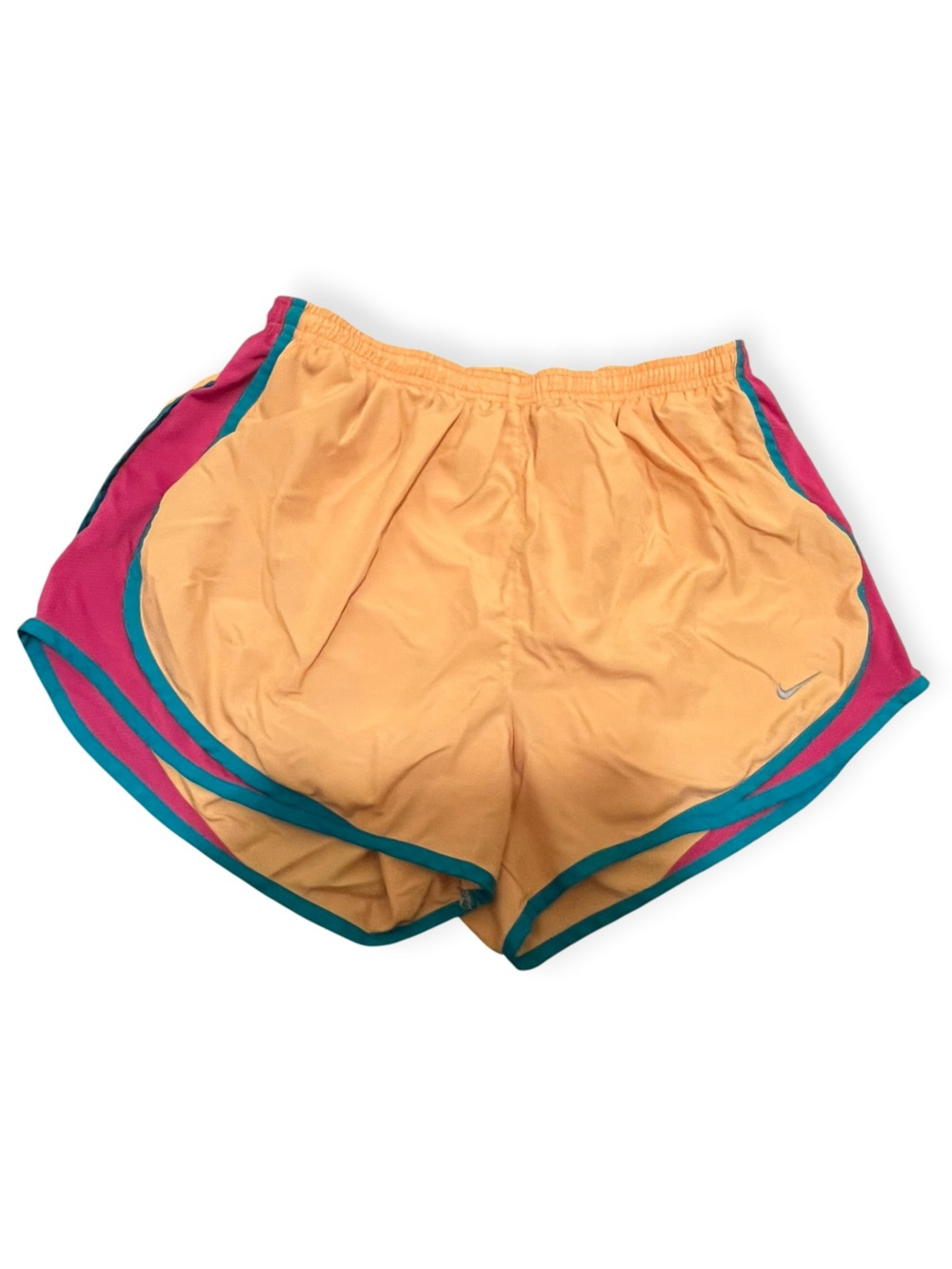 Nike Running Shorts Peach Pink Teal